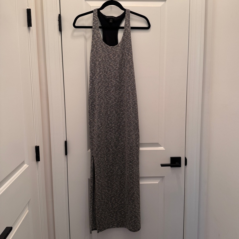 Banana Republic Textured Striped Patio Dress